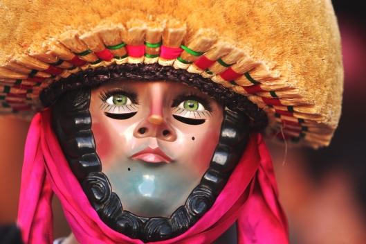 A frontal view of the head of a Parachico, Chiapa de Corzo / Amaya Juan @ Flickr